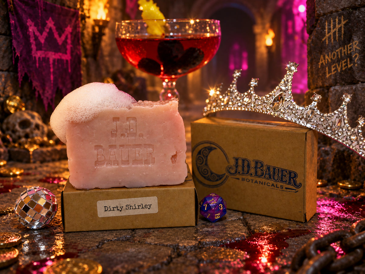 Dirty Shirley cherry and honey bar soap