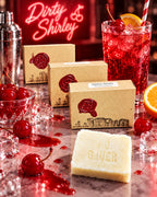Dirty Shirley cherry and honey bar soap, view 2