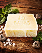 Viking Ice handmade peppermint and birch bar soap with sea salt, view 6