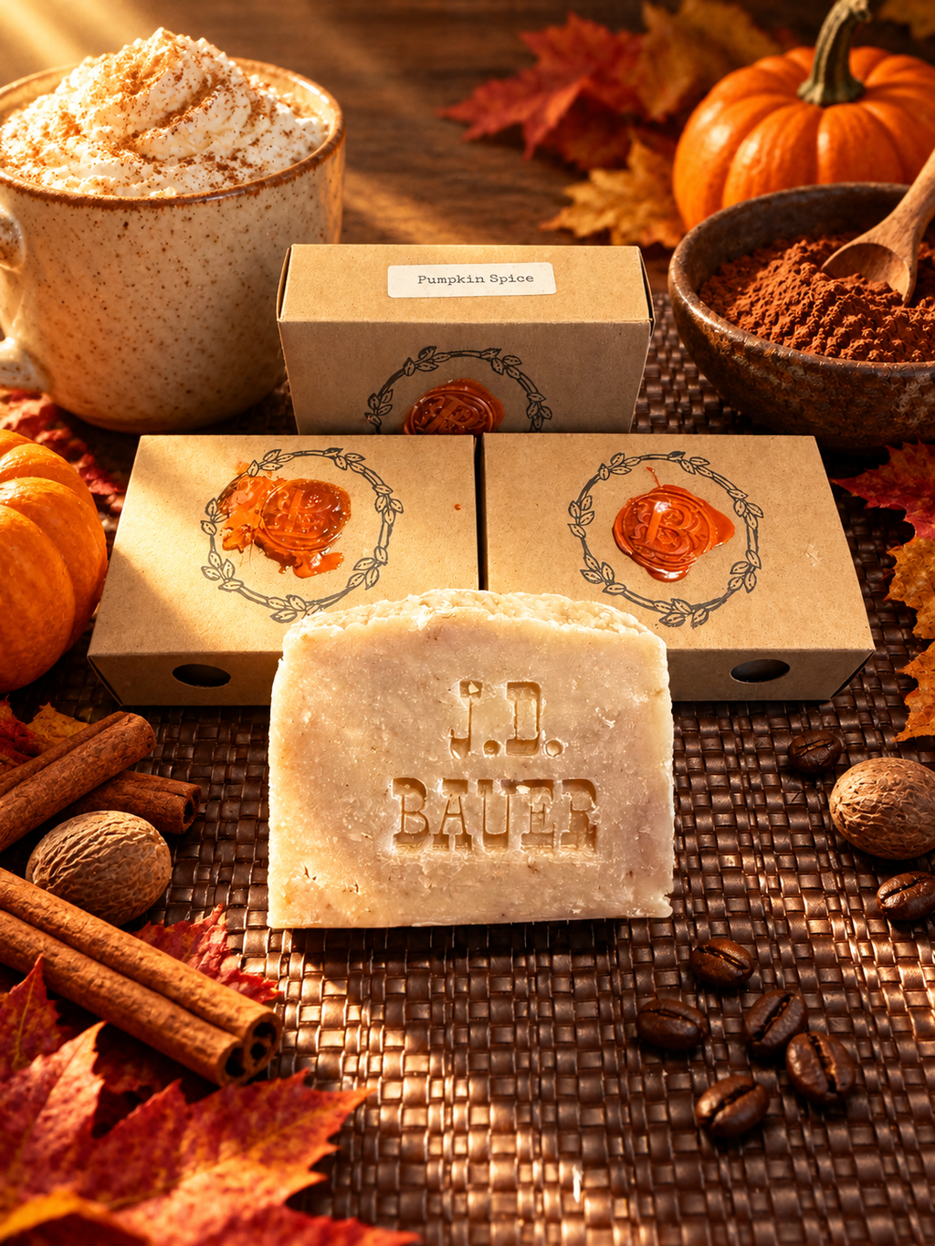 Pumpkin Spice Soap - *Limited Time* with real Ghirardelli cocoa powder