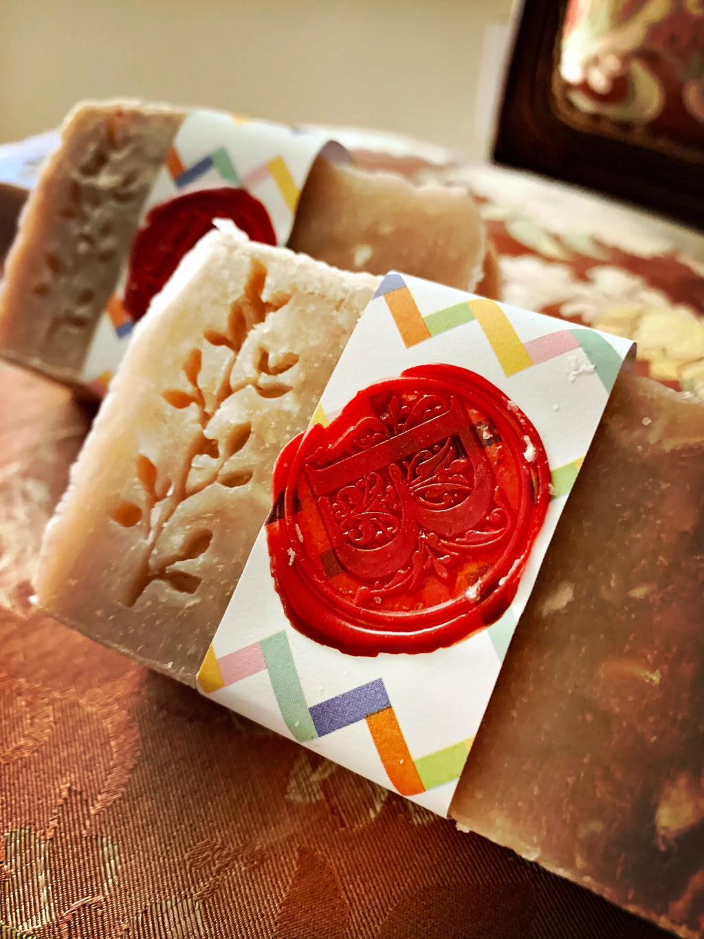 Island Plumeria and sea salt bar soap, view 3