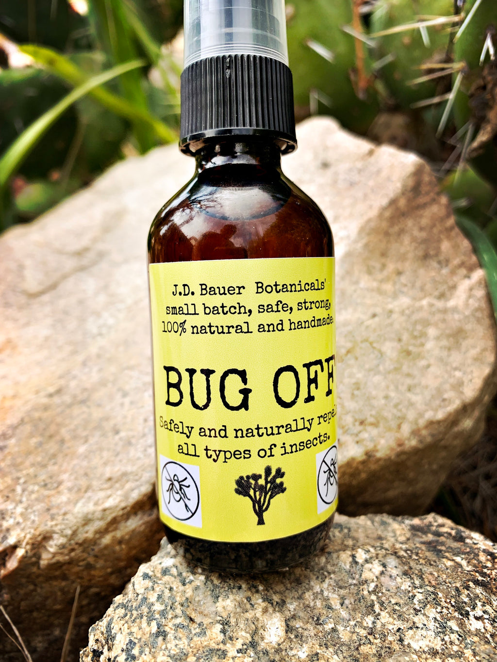 Bug Off plant-based insect repellent spray bottle, view 2