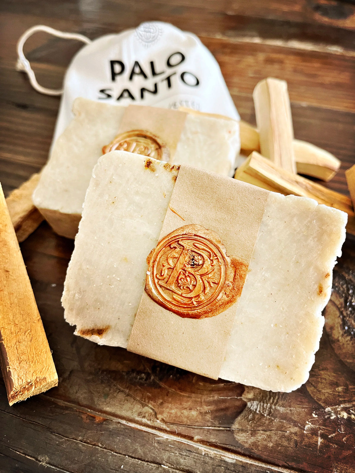 Holy Smoke palo santo and tobacco bar soap