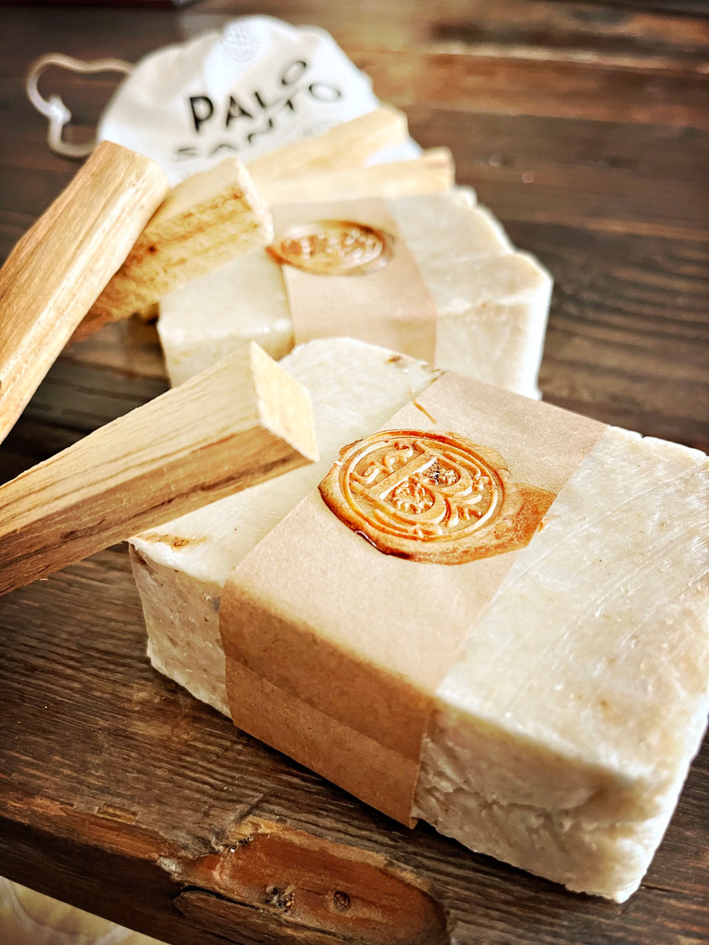 Holy Smoke palo santo and tobacco bar soap, view 5