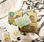 True Blue lavender and cedar shampoo bar, light blue, view 4