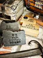 Black 30% Norwegian pine tar soap bar with charcoal, view 6