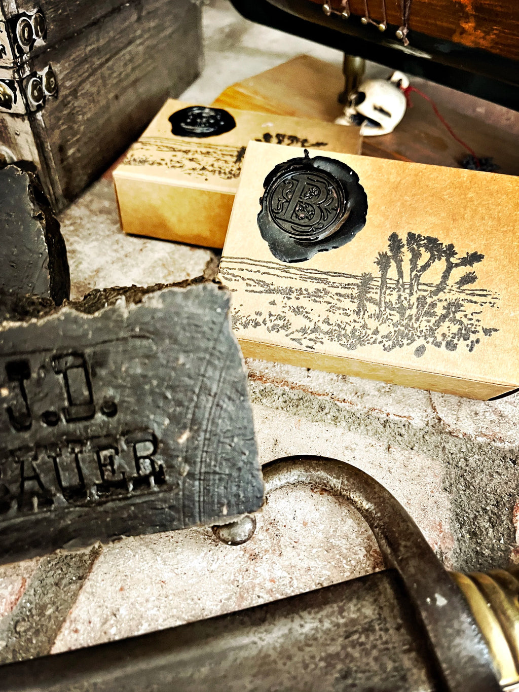 Black 30% Norwegian pine tar soap bar with charcoal, view 4