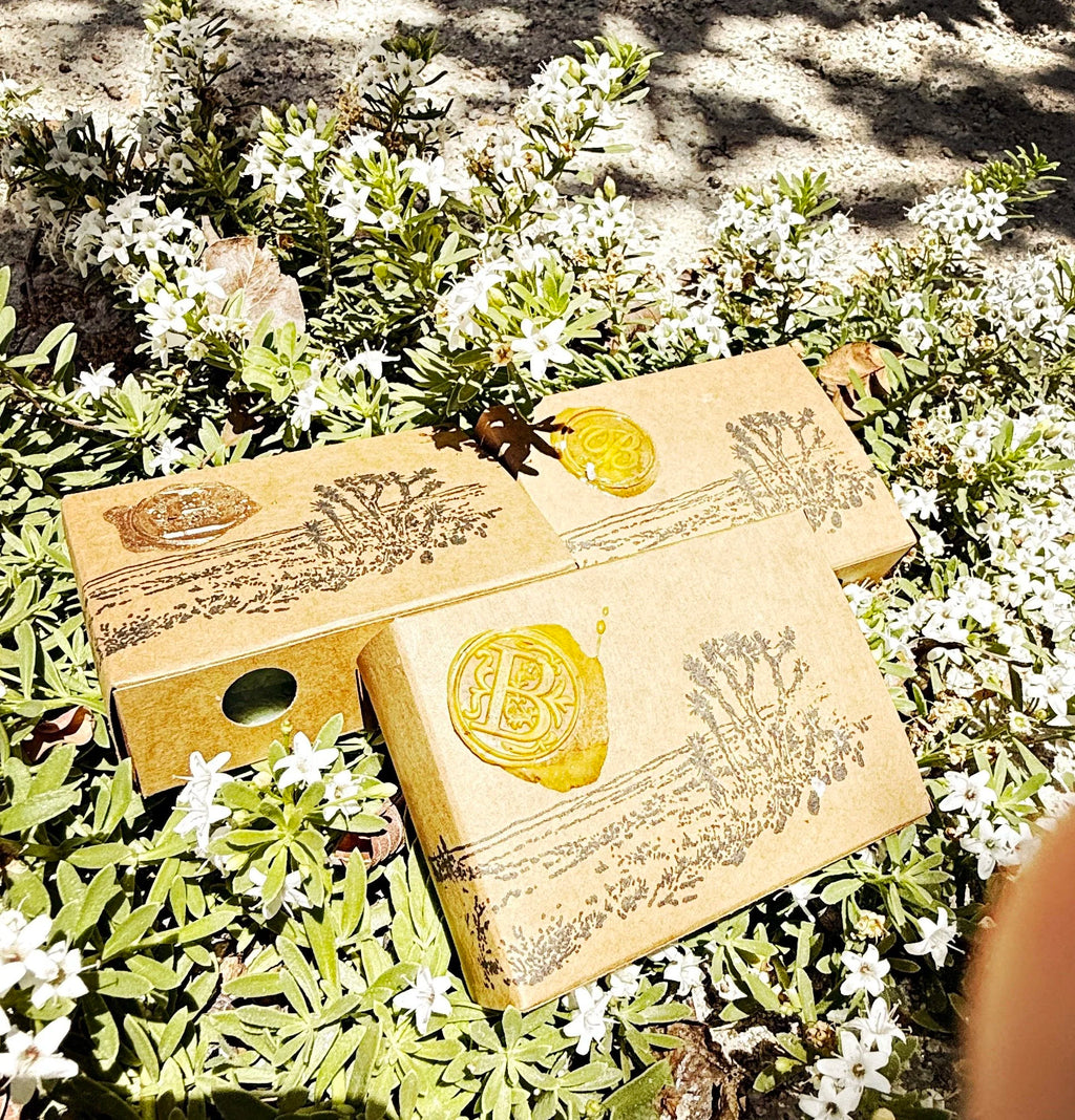 Sage Blossom geranium, sage and lime bar soap, view 2