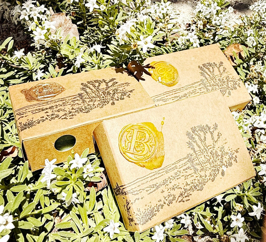 Sage Blossom geranium, sage and lime bar soap
