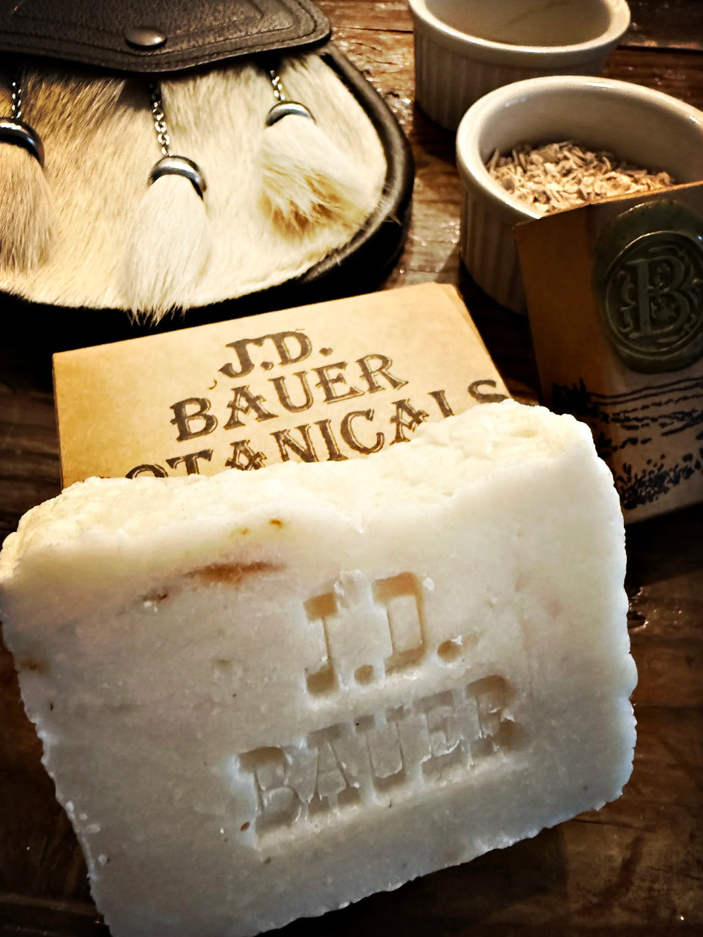 Lavender Loch lavender, pine and oatmeal bar soap, view 6