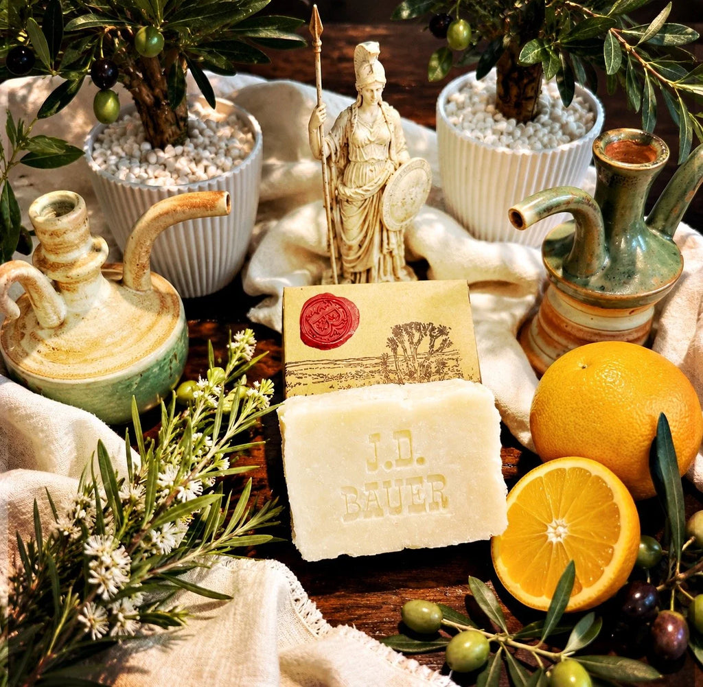 Athena tea tree and turmeric handmade bar soap