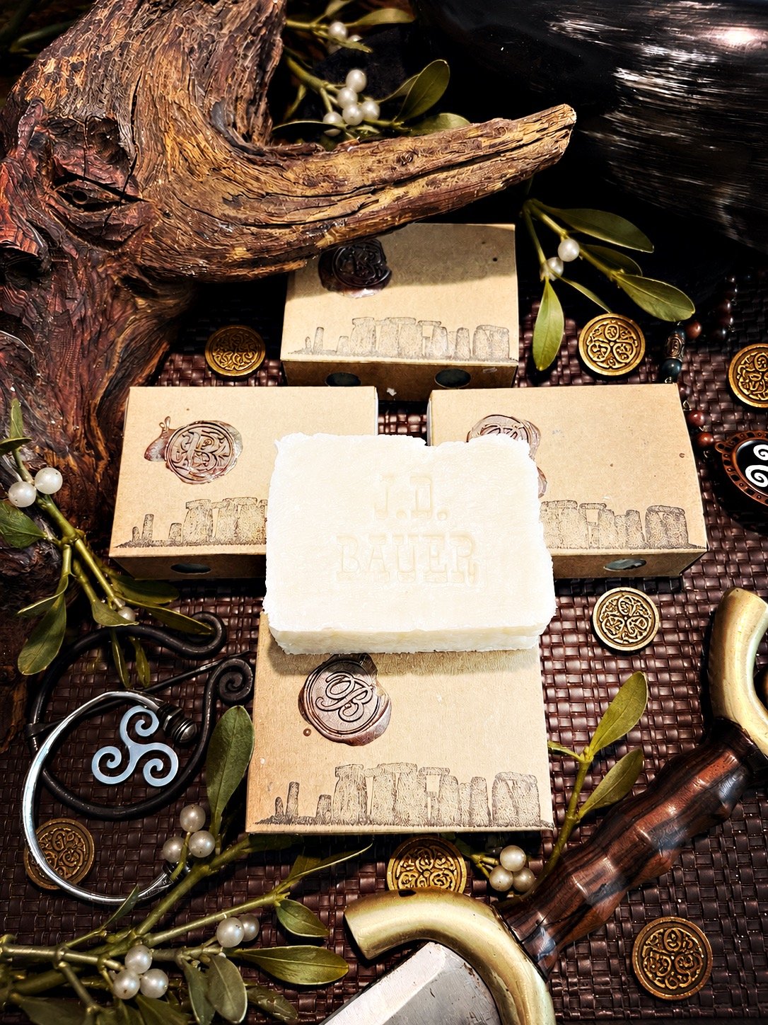 Celtic Grove handmade cedar, pine and juniper bar soap