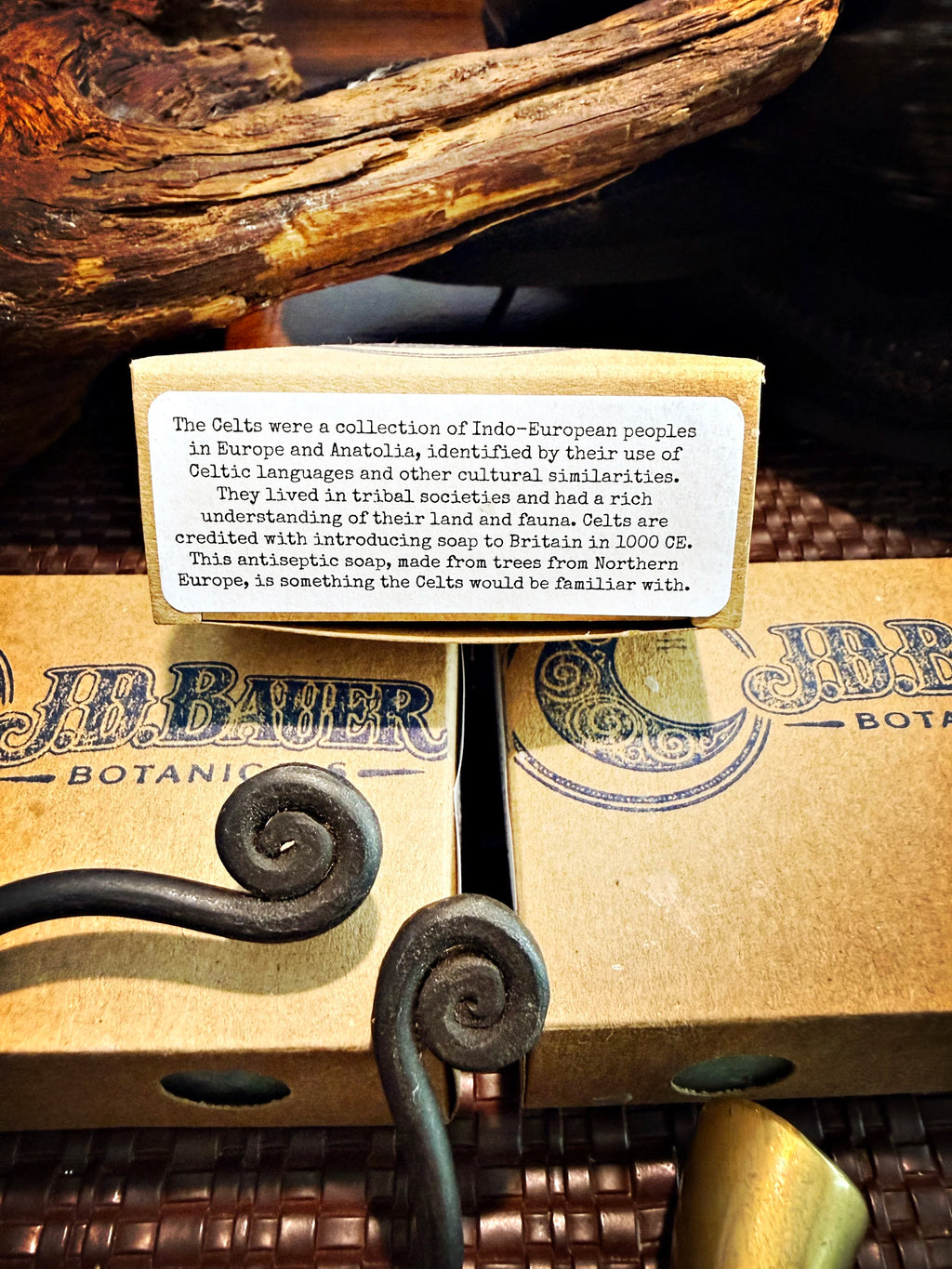 Celtic Grove handmade cedar, pine and juniper bar soap, view 3