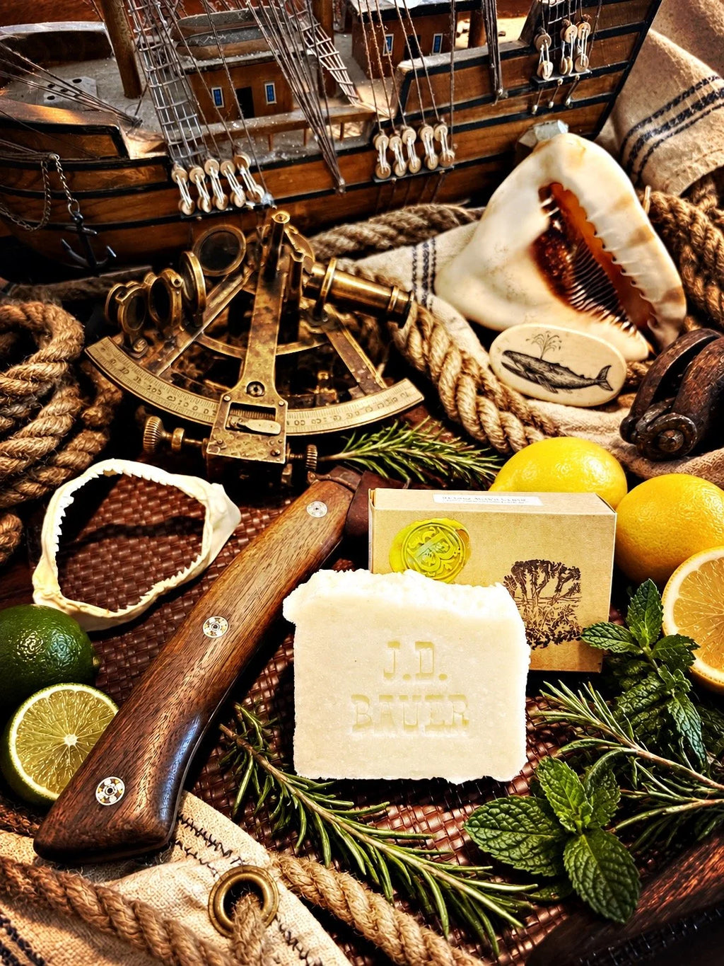 Blimey That's Limey lime and peppermint bar soap
