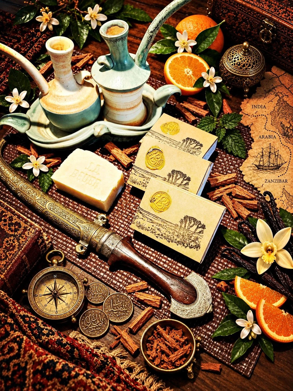 Silk Road sandalwood and vanilla bar soap