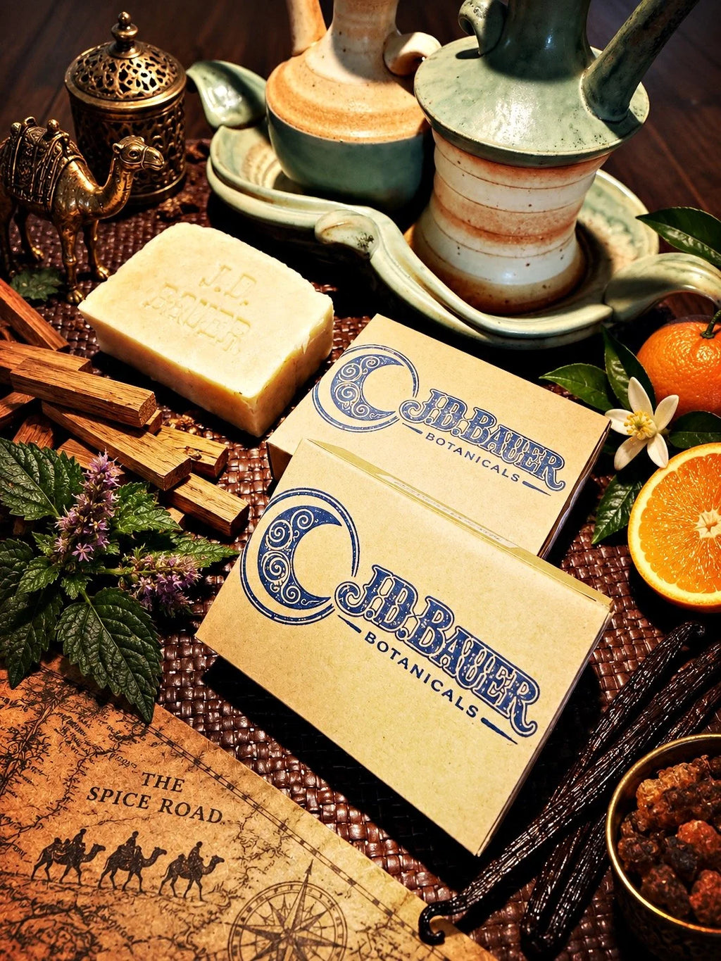 Silk Road sandalwood and vanilla bar soap, view 6