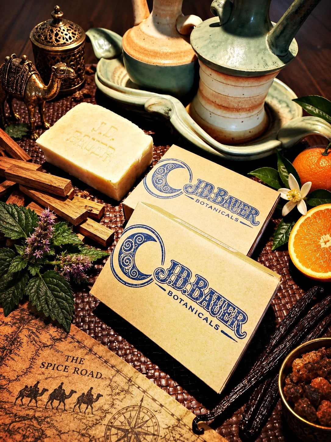 Silk Road sandalwood and vanilla bar soap, view 6