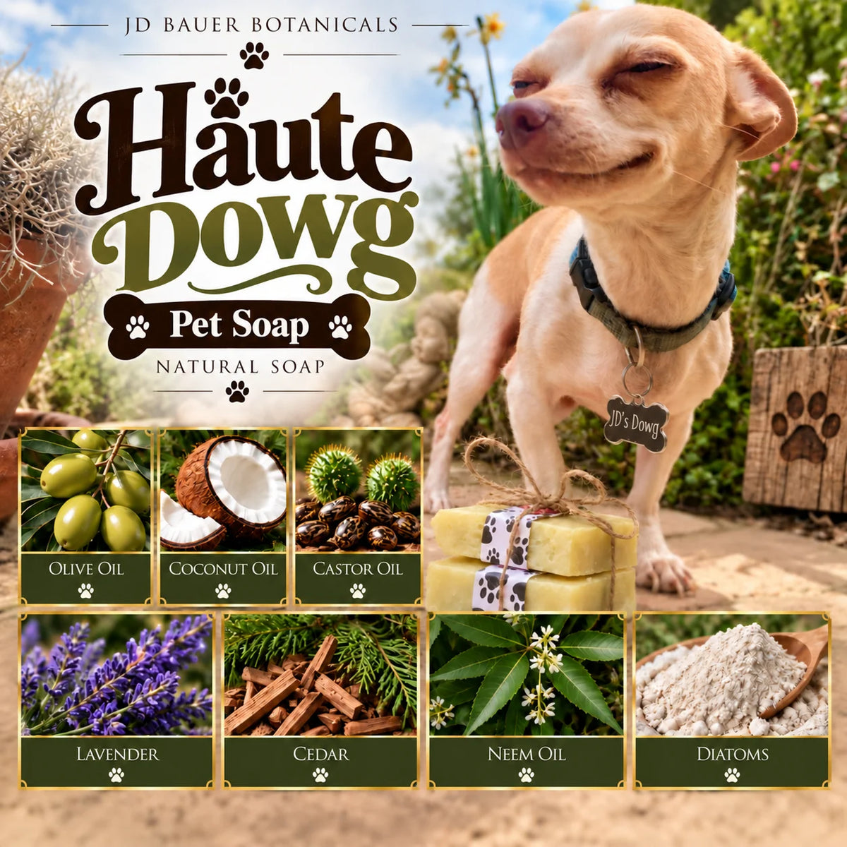 Haute Dowg Pet Soap ingredients