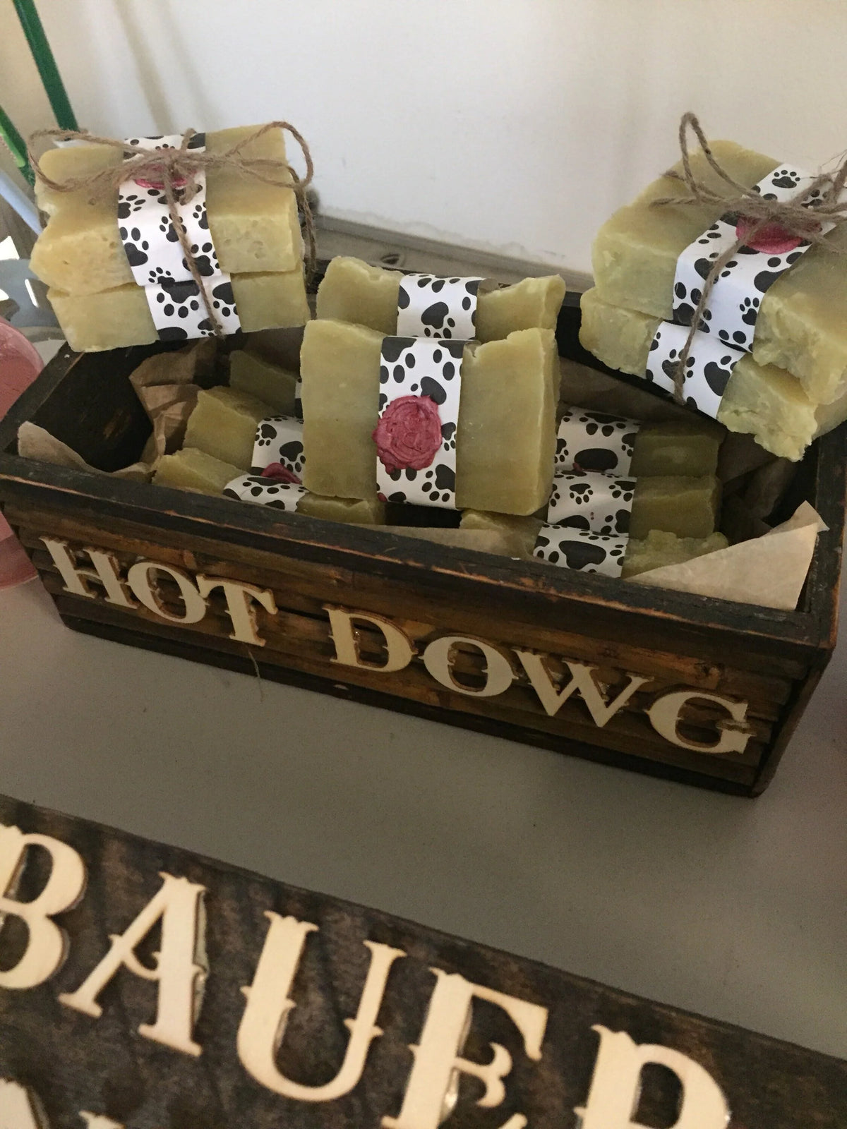 Haute Dowg natural dog shampoo bar, view 3