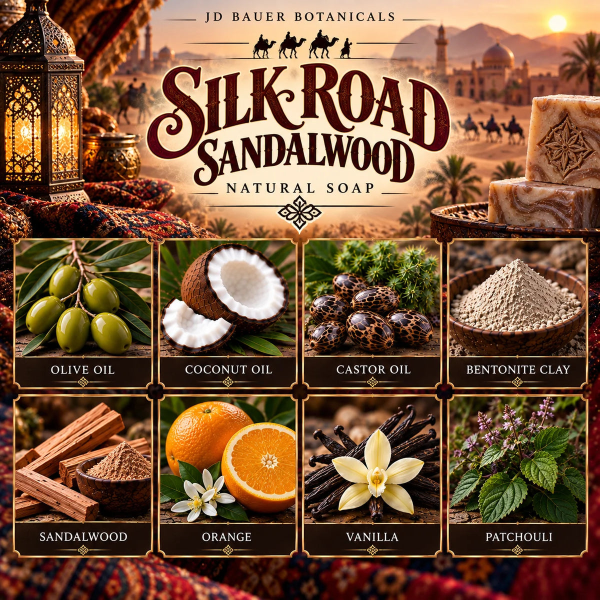 Silk Road Sandalwood ingredients